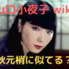 山口小夜子のwikiや生い立ちは？すっぴん画像や秋元梢に似てるかも写真で比較！